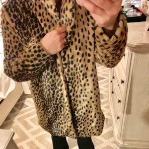 Spotted Leopard Fur Coat